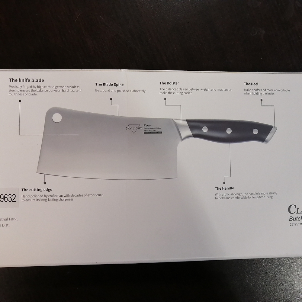 BNIB Kitchen knife Germany stainless steel Butcher knife 18cm